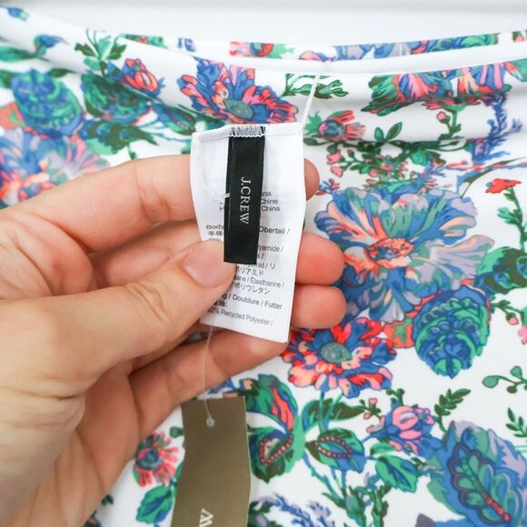 NWT J. Crew Eco high-waisted bikini bottom in English garden - Small - Picture 6 of 7
